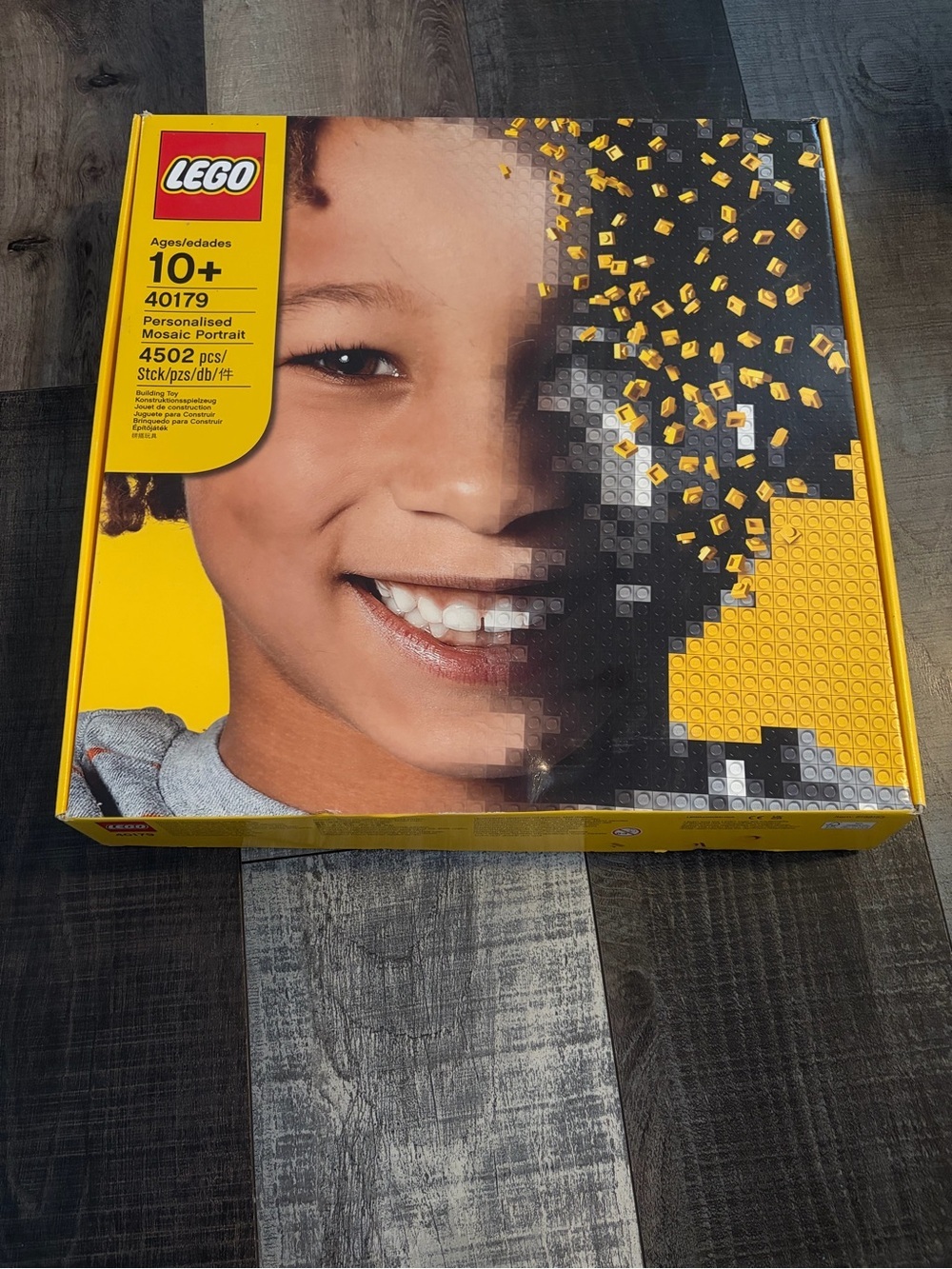 LEGO 40179 Personalised Mosaic Portrait Retired Set Open Box Complete